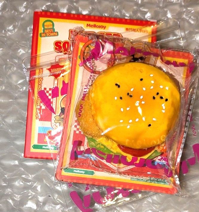 メロジョイ スクイーズ ハンバーガー フライドシュリンプバーガー