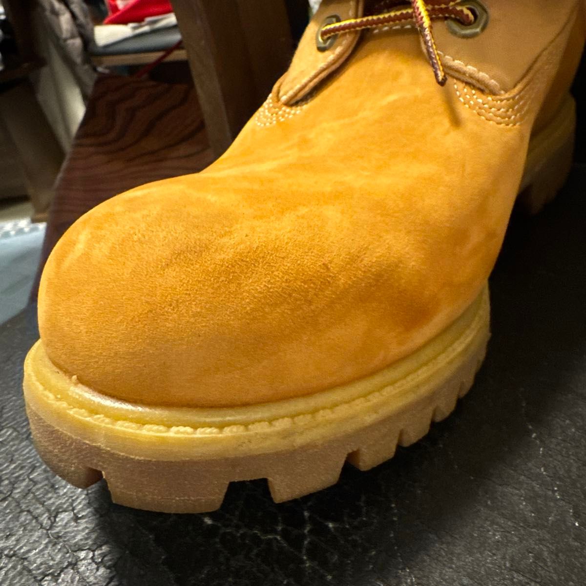 Timberland ティンバーランド ロールトップブーツ イエロー ストライプ