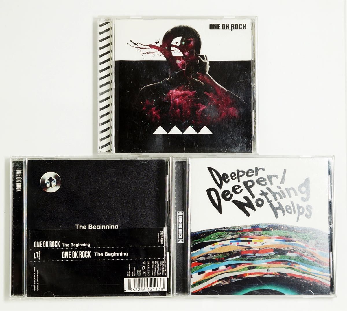ONE OK ROCK ワンオク CD シングル3枚セット The Beginning アンサイズ