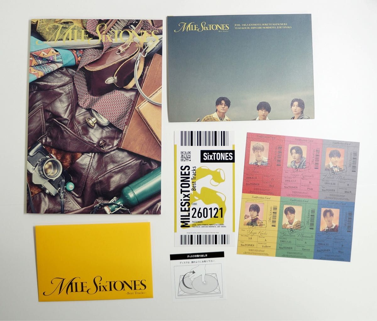SixTONES MILESixTONES -Best Tracks- 初回盤B ベストアルバム 2CD+BD