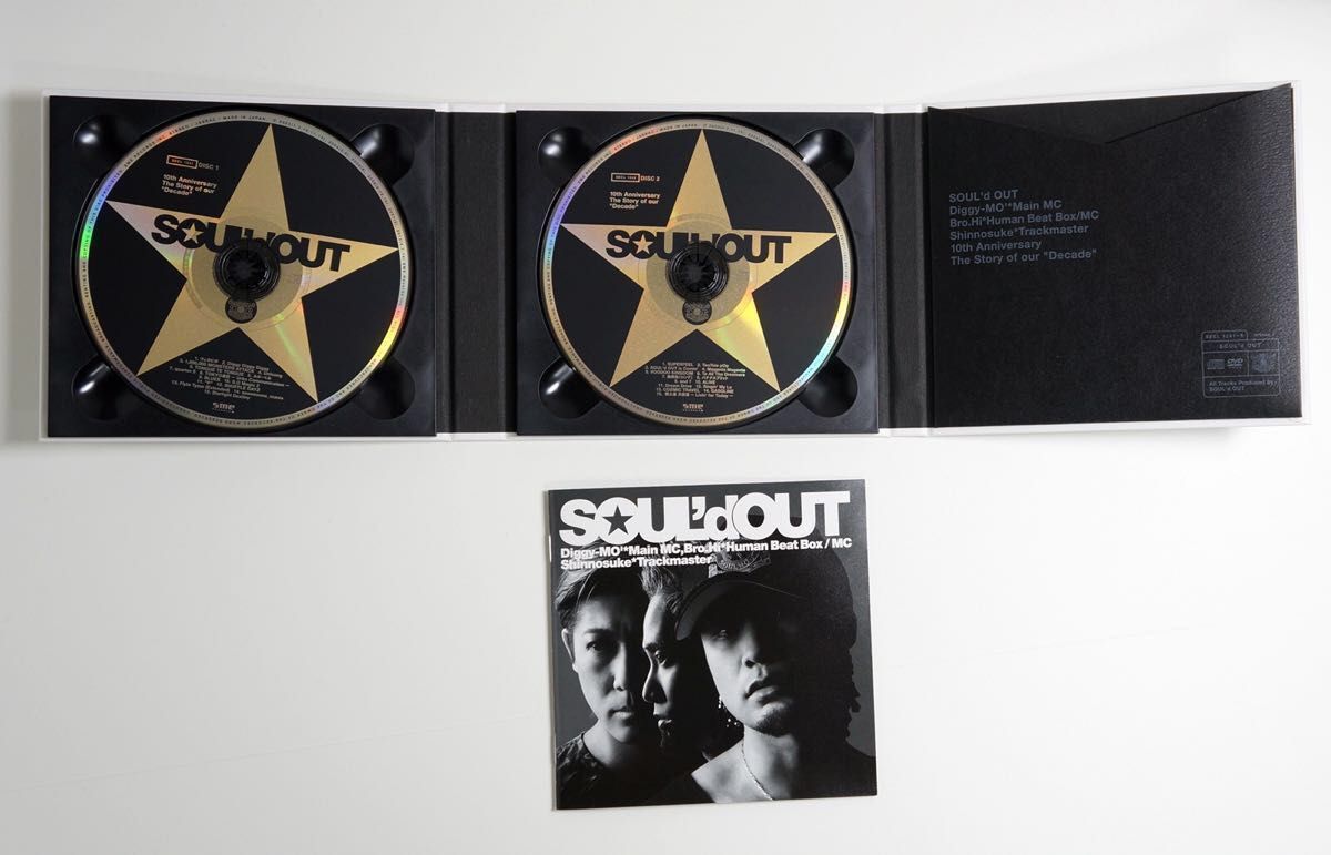 SOUL'd OUT CD ベストアルバム Decade(完全生産限定盤) 3CD+2DVD 完全