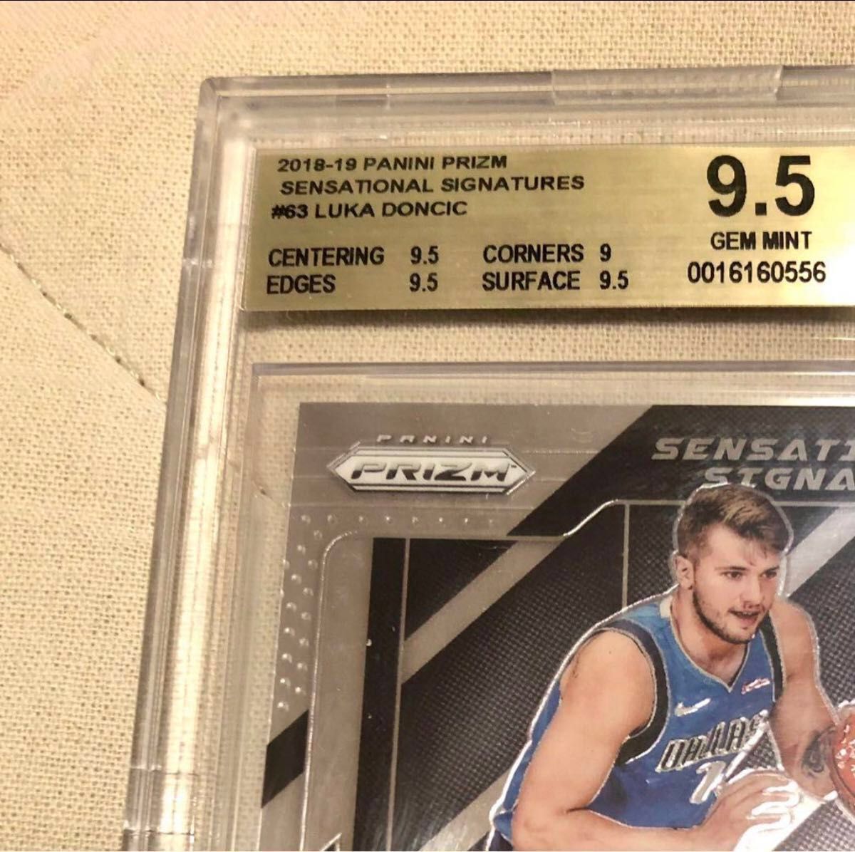 BGS9 5】2018-19 ルカ・ドンチッチ サイン入りルーキーカード RC