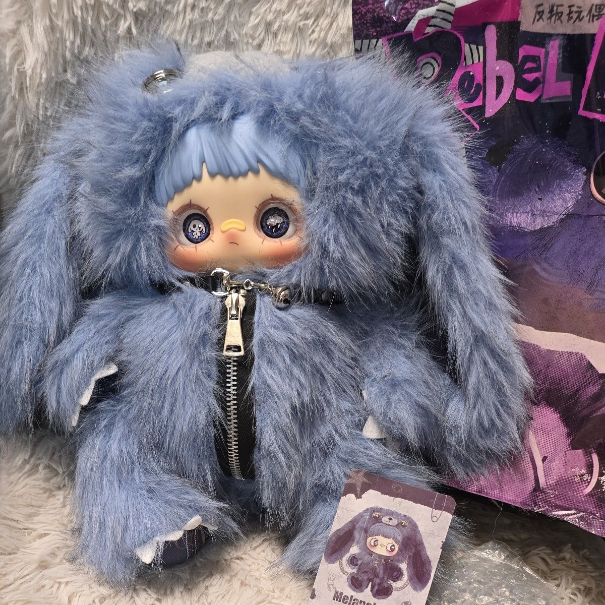 MayMei]400%レベルドールバッグシリーズ ぬいぐるみリュック 水色