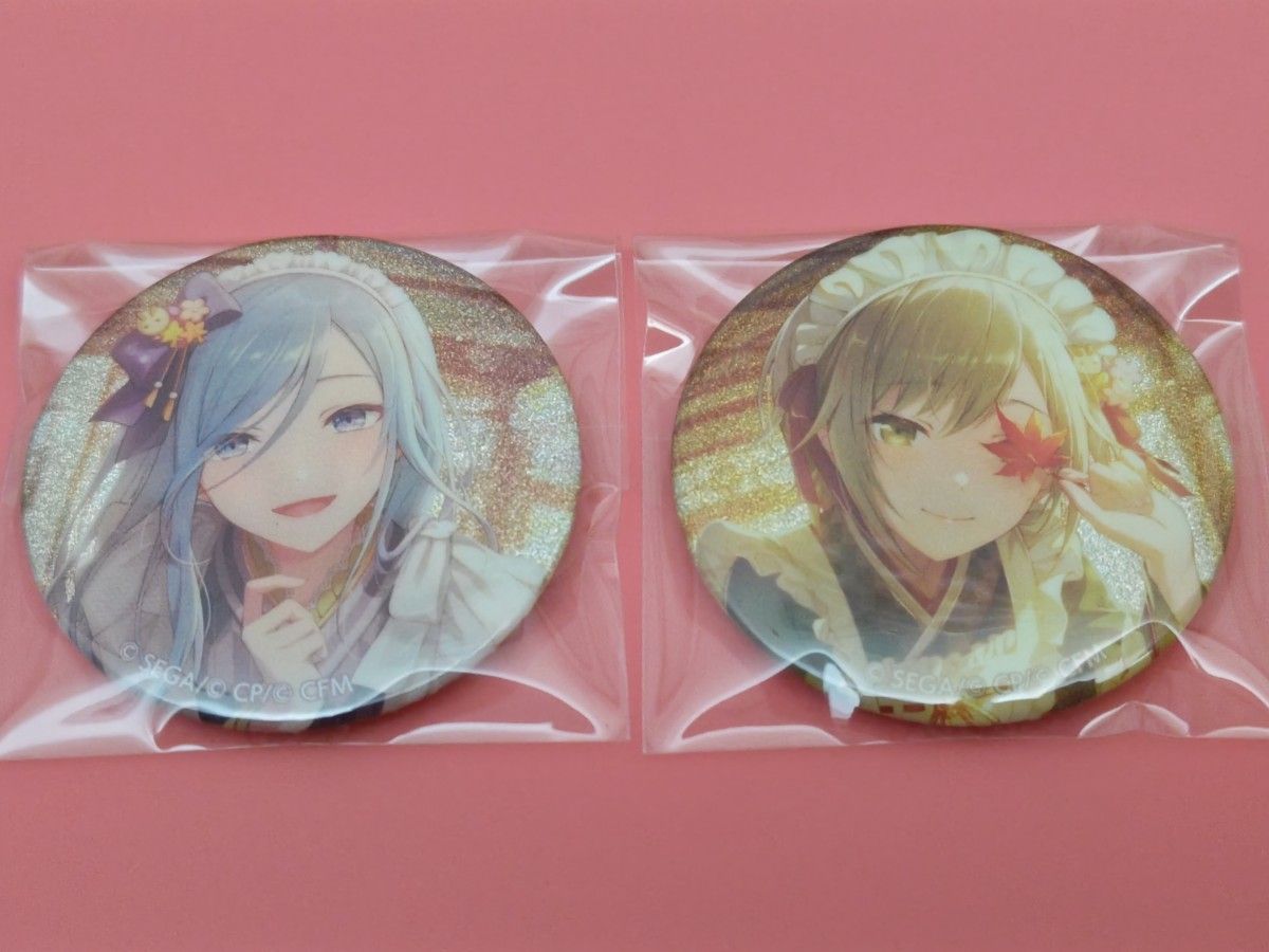 プロセカ グリッター缶バッジ グリ缶 48C 日野森志歩 日野森雫 缶