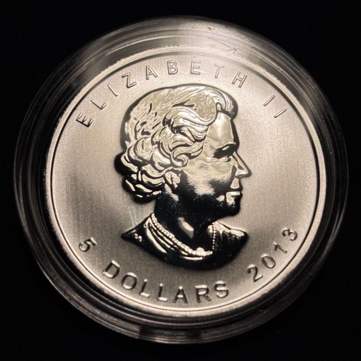 2013年 カナダ メイプルリーフ銀貨 25周年記念 1オンス 純銀 9999