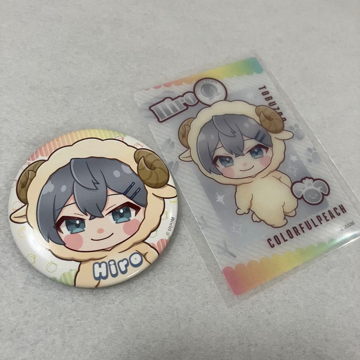 カラフルピーチ ヒロ 缶バッジ クリアカード 東武動物公園｜Yahoo
