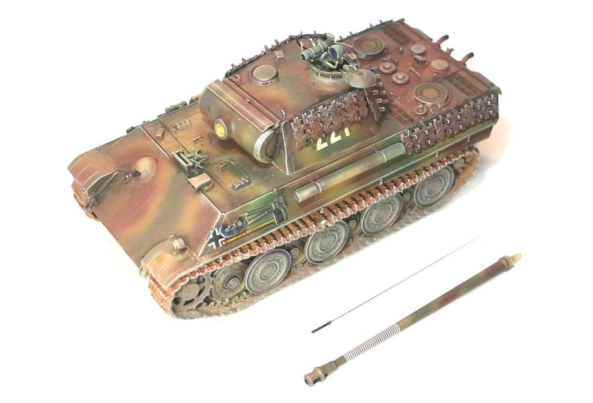 タミヤ 1/35 ドイツ戦車 パンサーG型 赤外線暗視装置付き スチール