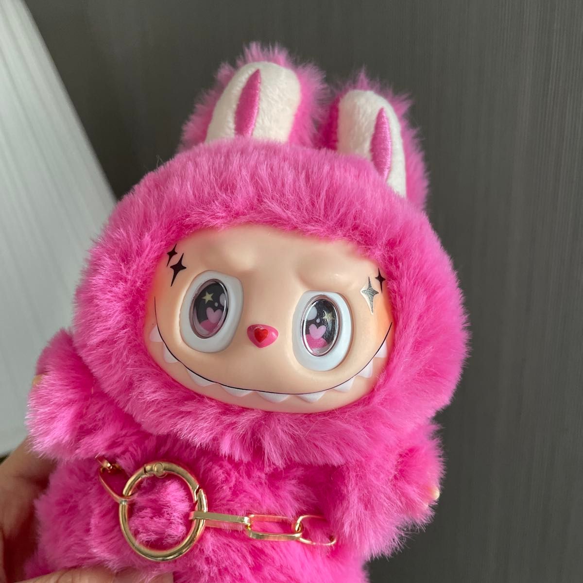 ラスト1）LABUBU ぬいぐるみ ラブブ ふわふわかわいい ラブブ lisa