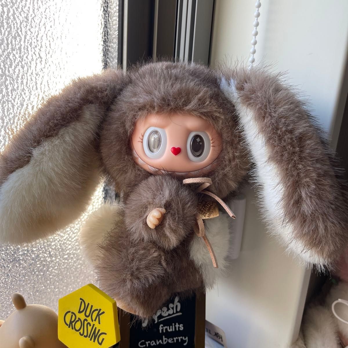 ラブブ ぬいぐるみ LABUBU マスコット ふわふわ うさぎ Zimomo