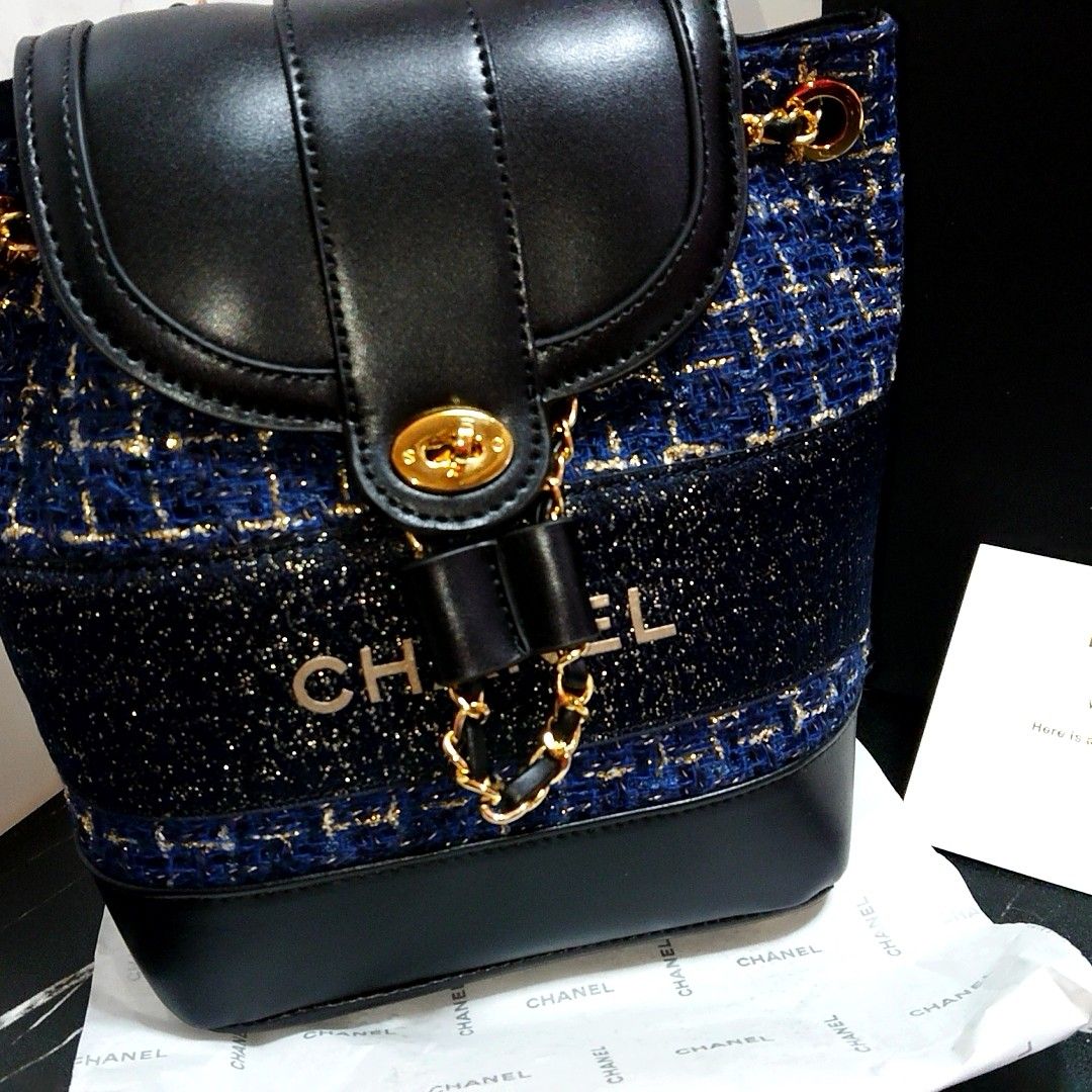 新品箱付き シャネル ノベルティ VIP 会員様ギフト ツイード2way