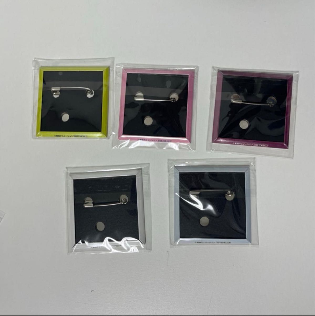 全5種コンプ ガルクラ ゲーマーズフェア特典 スクエア缶バッジ コンプ