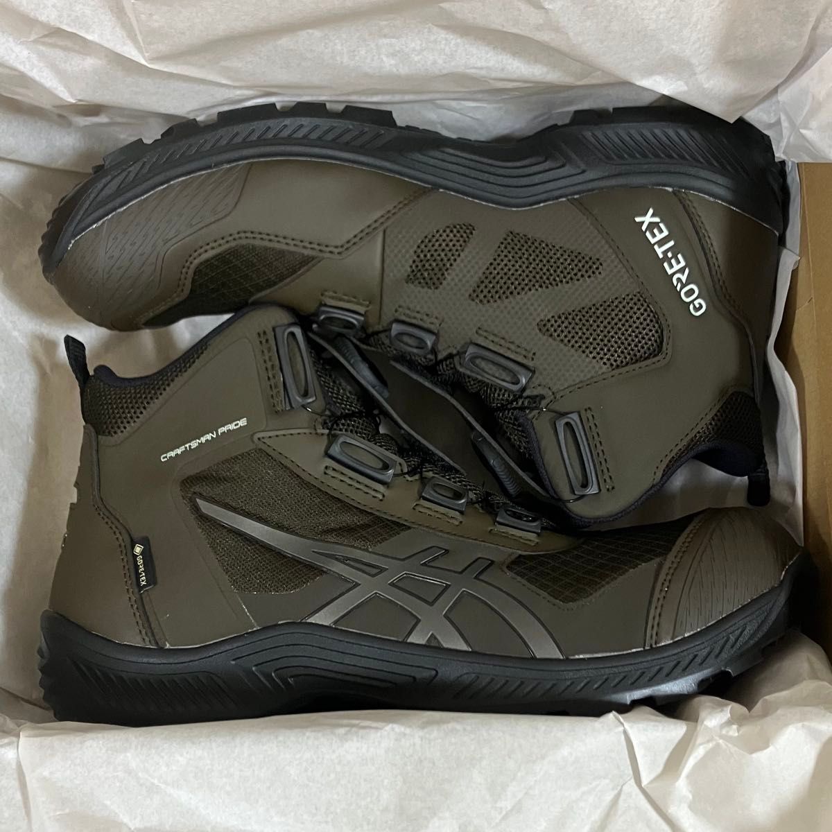 アシックス安全靴 ウィンジョブ CP604 G-TX BOA ブラウン 27 0cm