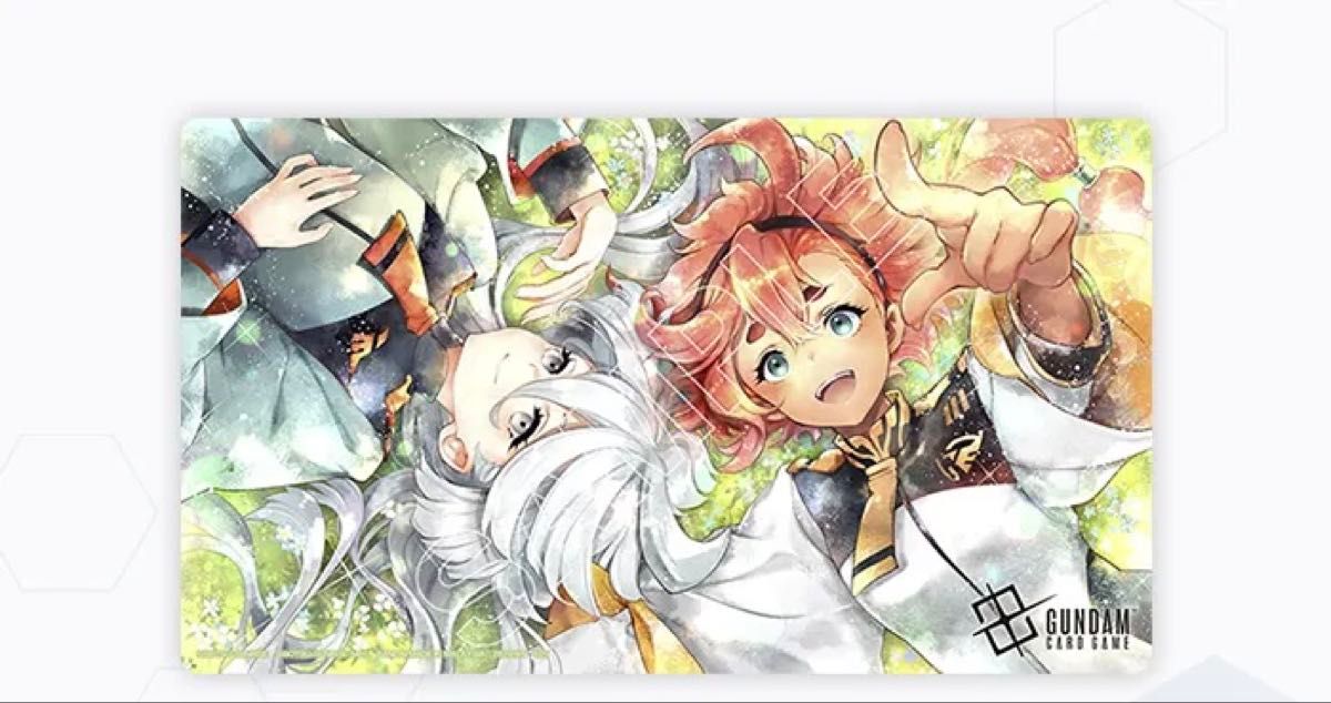 使用済み】ガンダムカードゲーム プレイマット スレッタ&ミオリネ