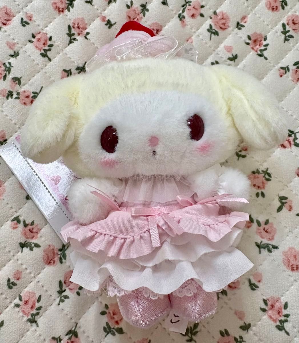 いちごホイップケーキ マイメロ ハローキティ ぬいぐるみ マスコット