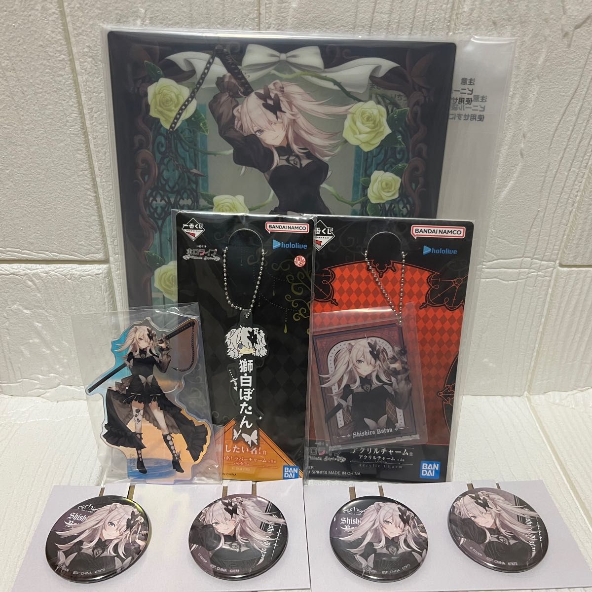 ホロライブ 一番くじ 獅白ぼたん セット Villain Style｜Yahoo!フリマ