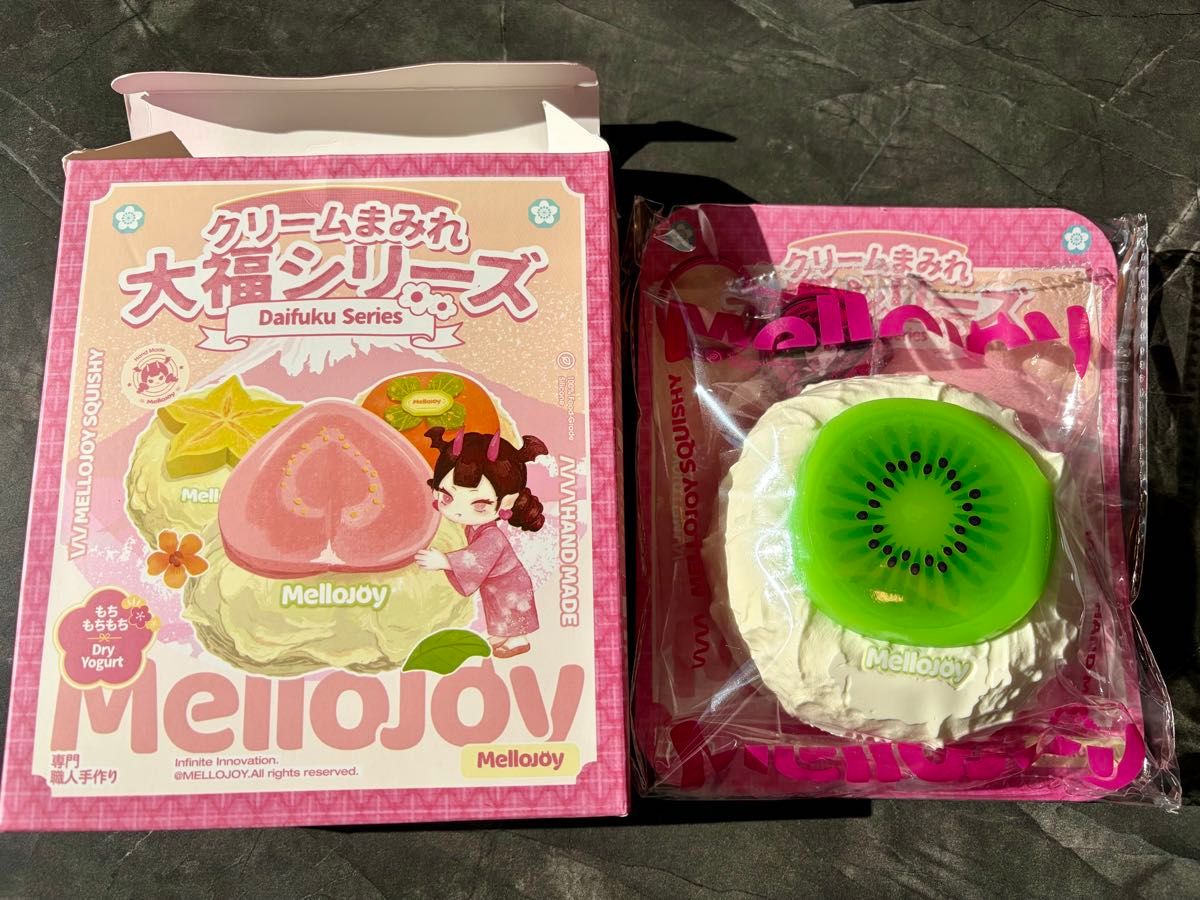 メロジョイ mellojoy スクイーズ 大福シリーズ キウイ｜Yahoo!フリマ