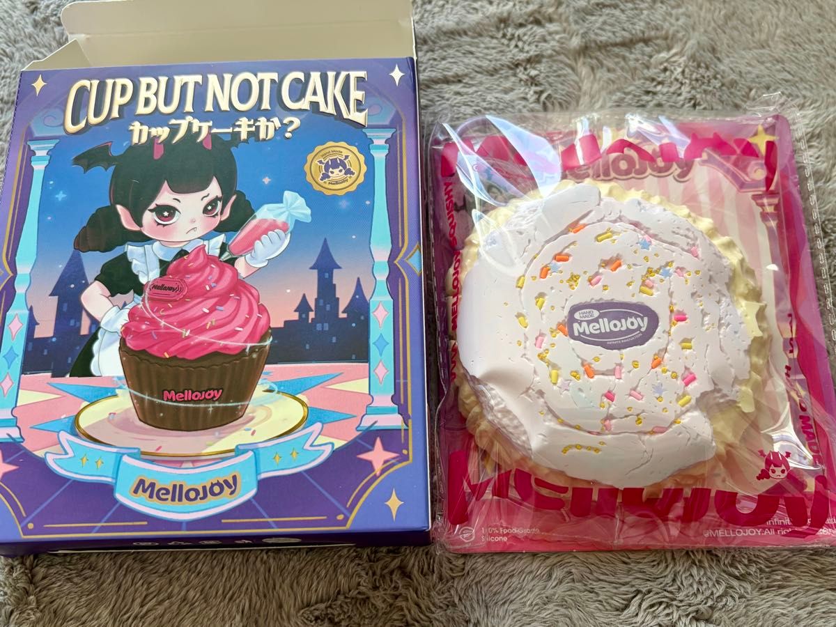 メロジョイ mellojoy スクイーズ カップケーキか ライラックミスト