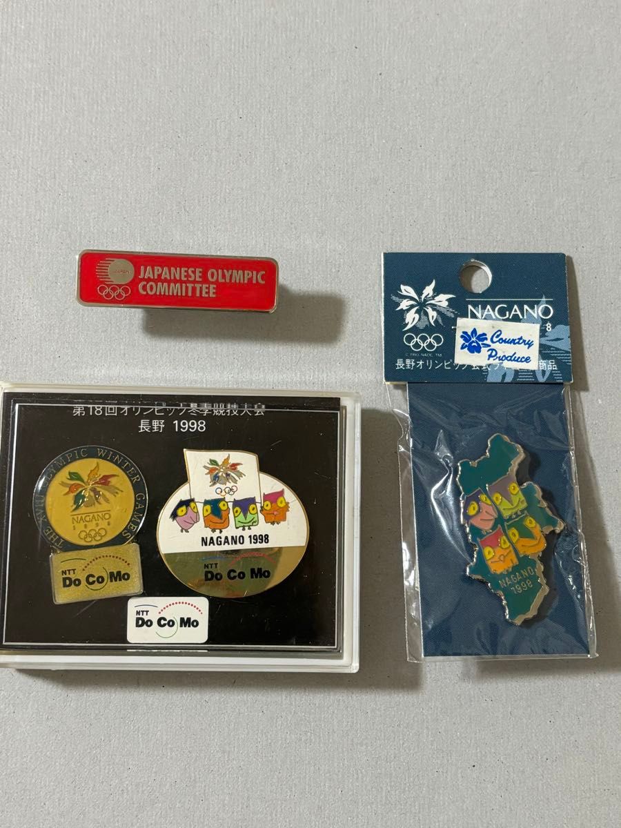 長野オリンピックORTO 96 ゴールドピンバッジ 長野オリンピック ORTO