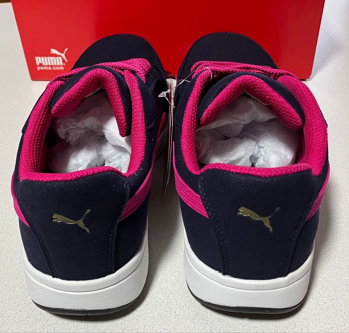 PUMA プーマ プロスニーカー 安全靴 エアツイスト2 0ネイビーロー