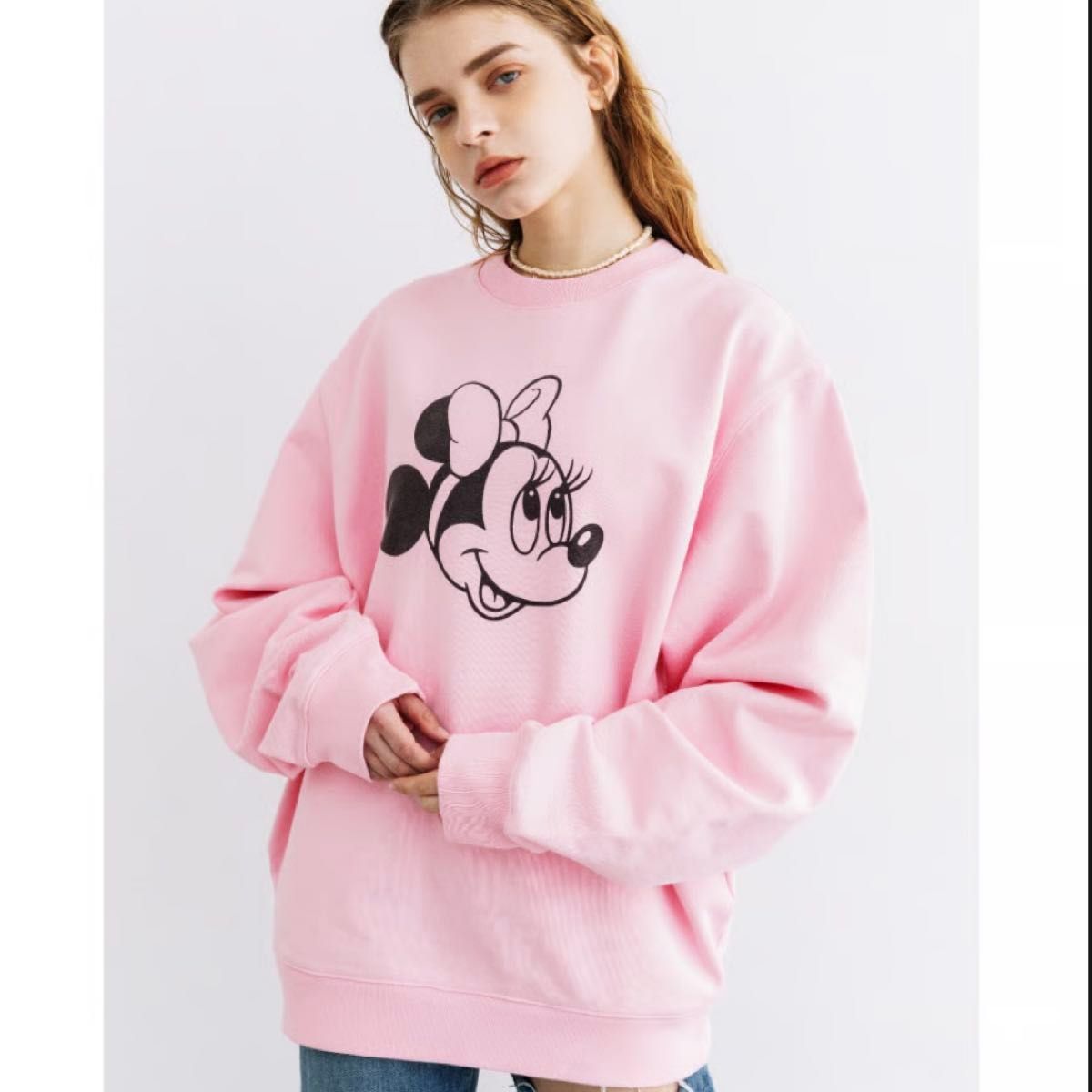新品未使用タグ付き】WCJ ミニー ピンク スウェット ディズニー 若槻