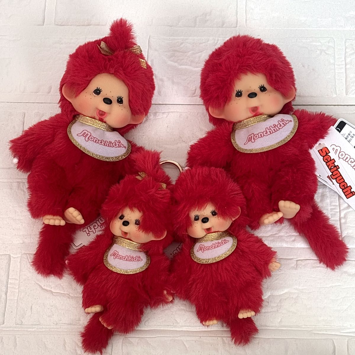 新品 キデイランド 80周年 モンチッチ コラボ ぬいぐるみ S 男の子