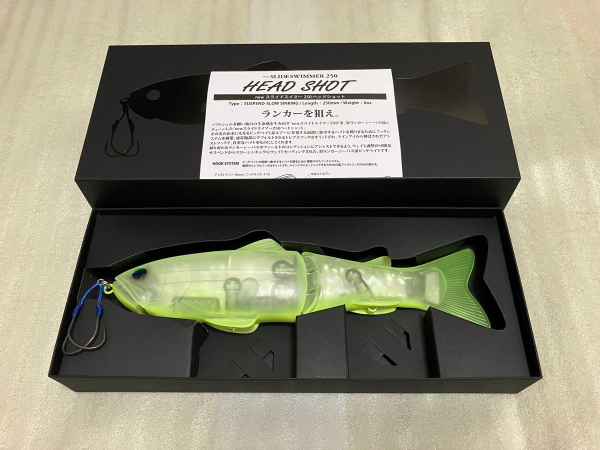 スライドスイマー250 ヘッドショット メイアンレモン IP スライド