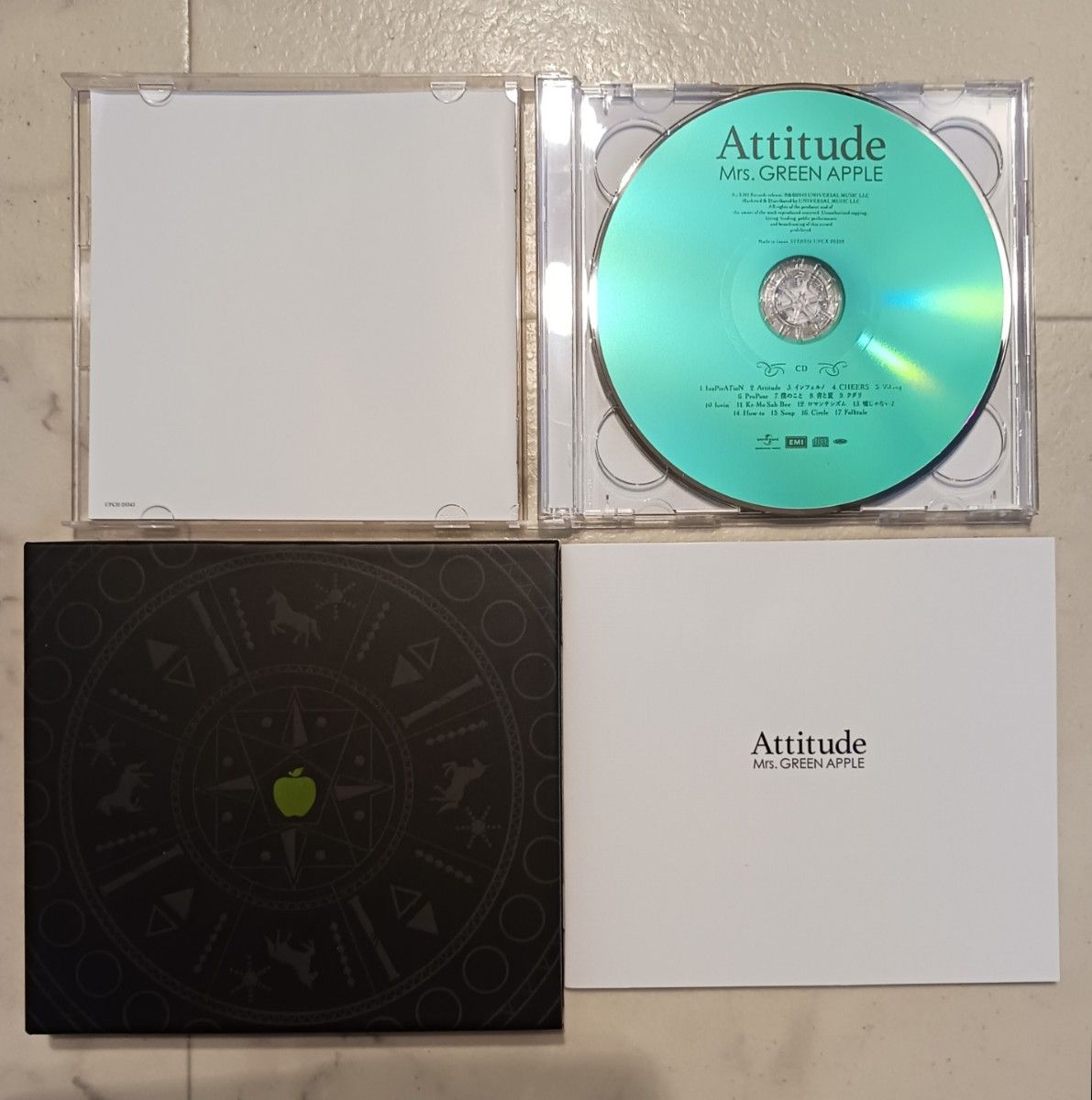 Mrs GREEN APPLE「Attitude 初回限定盤 CD+DVD付」激レア品 DVDは