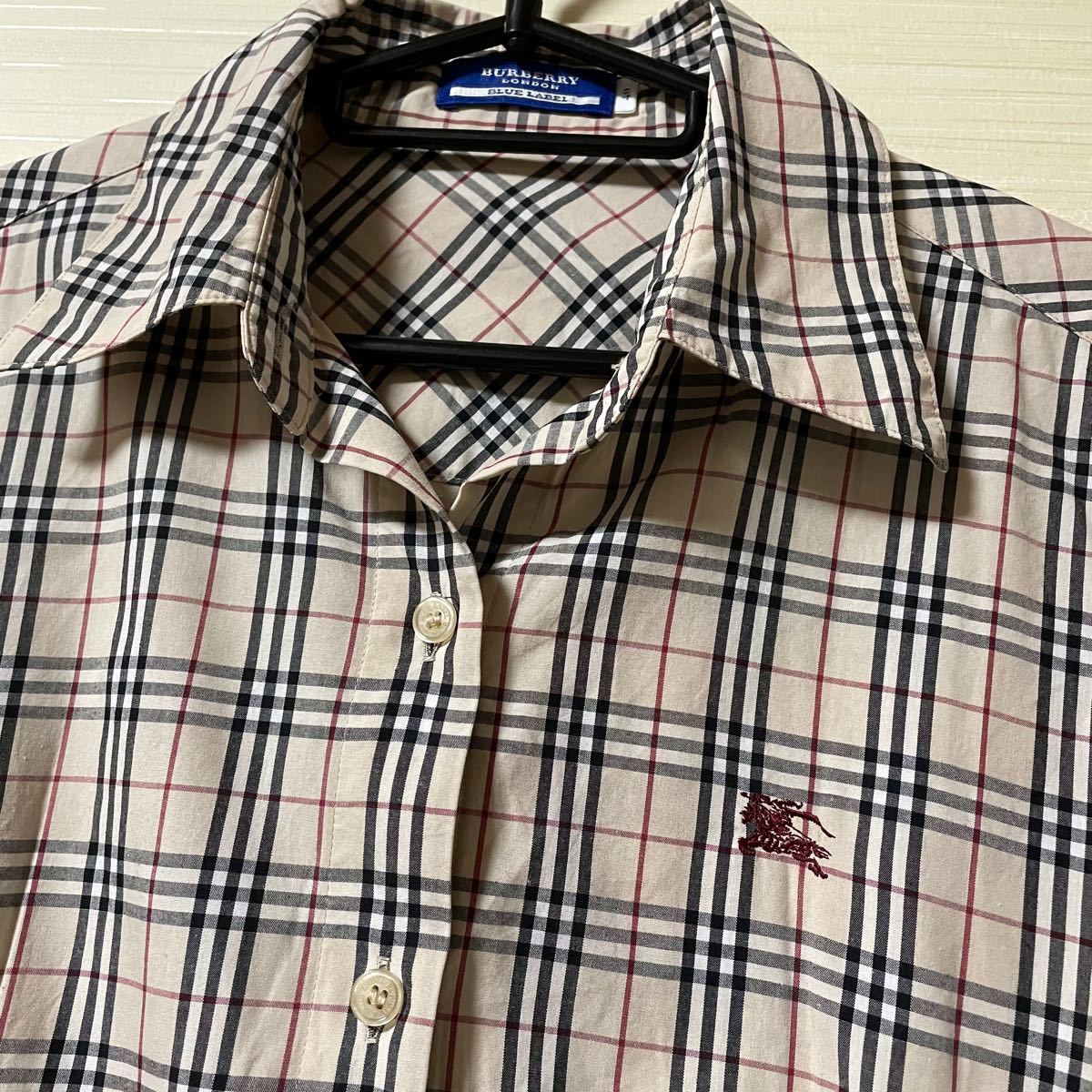 BURBERRY バーバリーブルーレーベル 長袖シャツ ノバチェック｜Yahoo