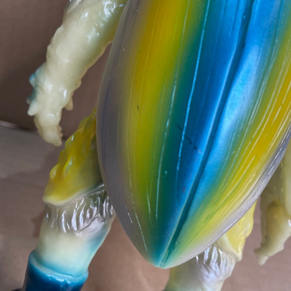 ヤモマーク ヤモマークの大怪獣シリーズ ザリキング 蓄光 ソフビ