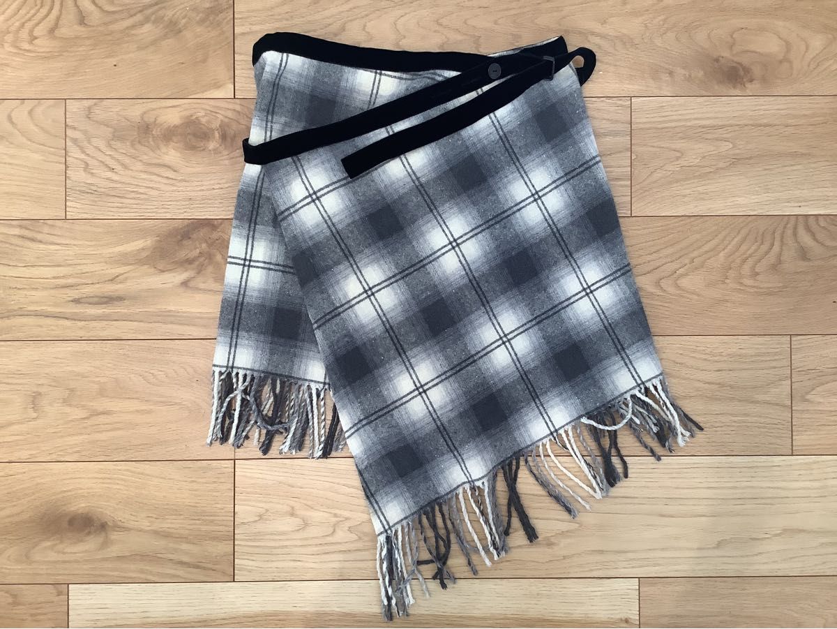 希少】NUMBER (N)INE07AWオンブレチェック巻きスカート ナンバーナイン