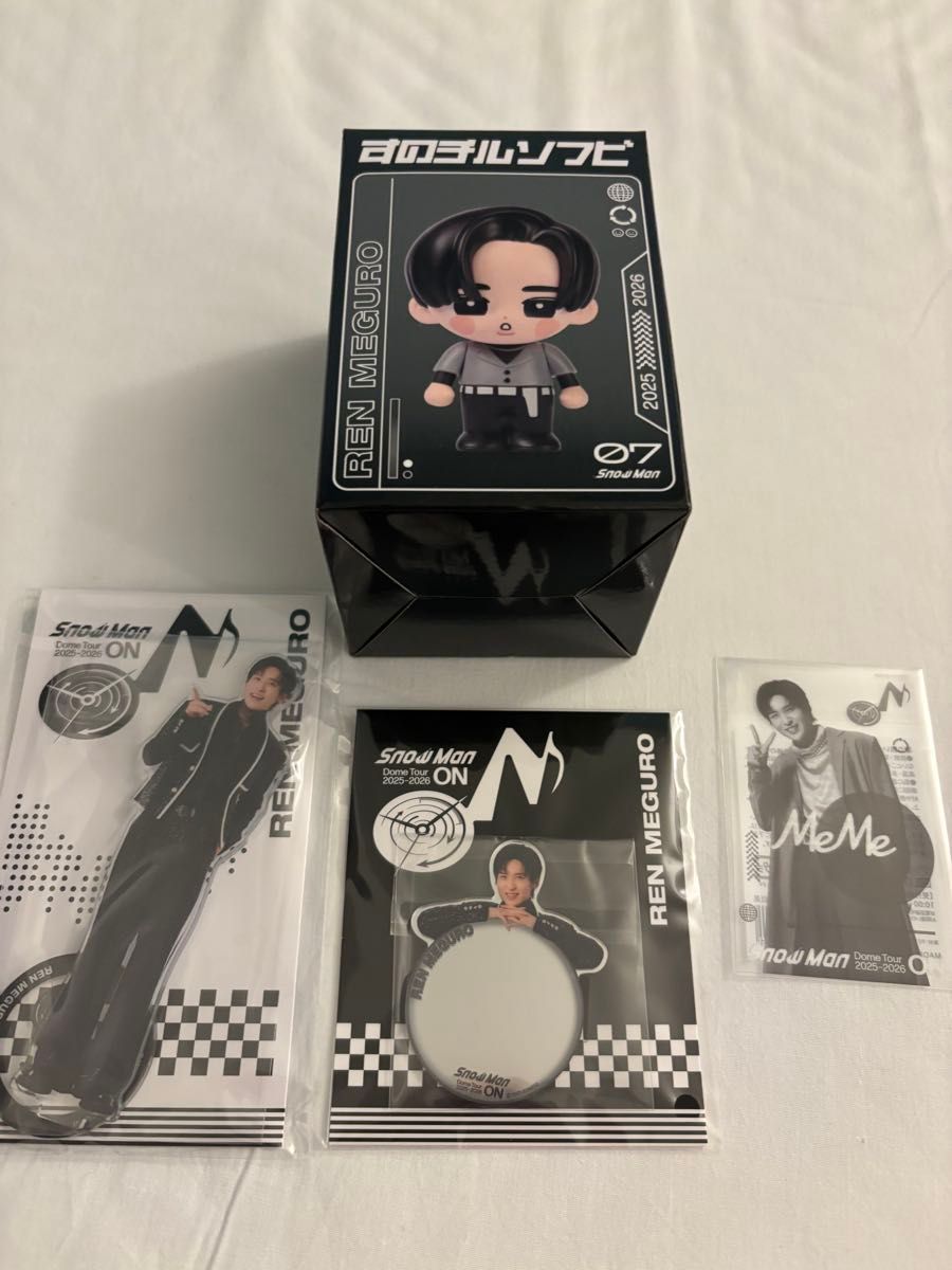 SnowMan 目黒蓮 ON ライブグッズ ソフビ アクスタ｜Yahoo!フリマ（旧