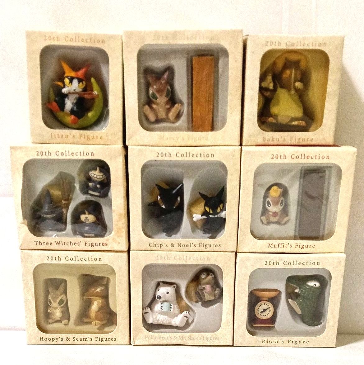 希少 わちふぃーるど ダヤン 20thコレクションフィギュア 9点セット