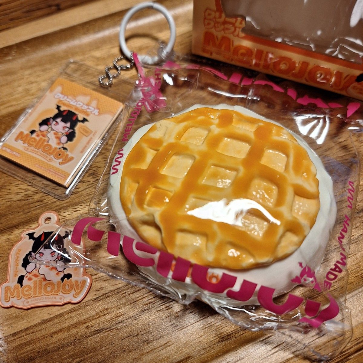 22】レア mellojoy 旧クリームワッフル スクイーズ クリーミークリーム