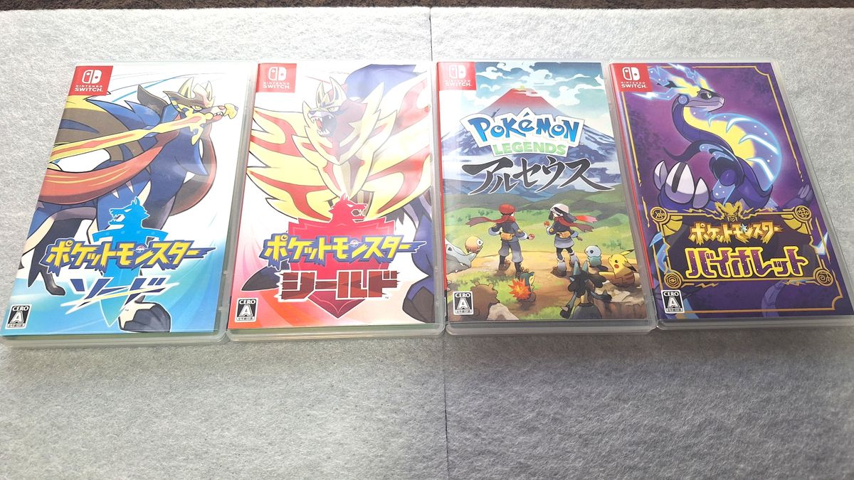 ポケモン Switch 4本セット ソード バイオレット アルセウス パール