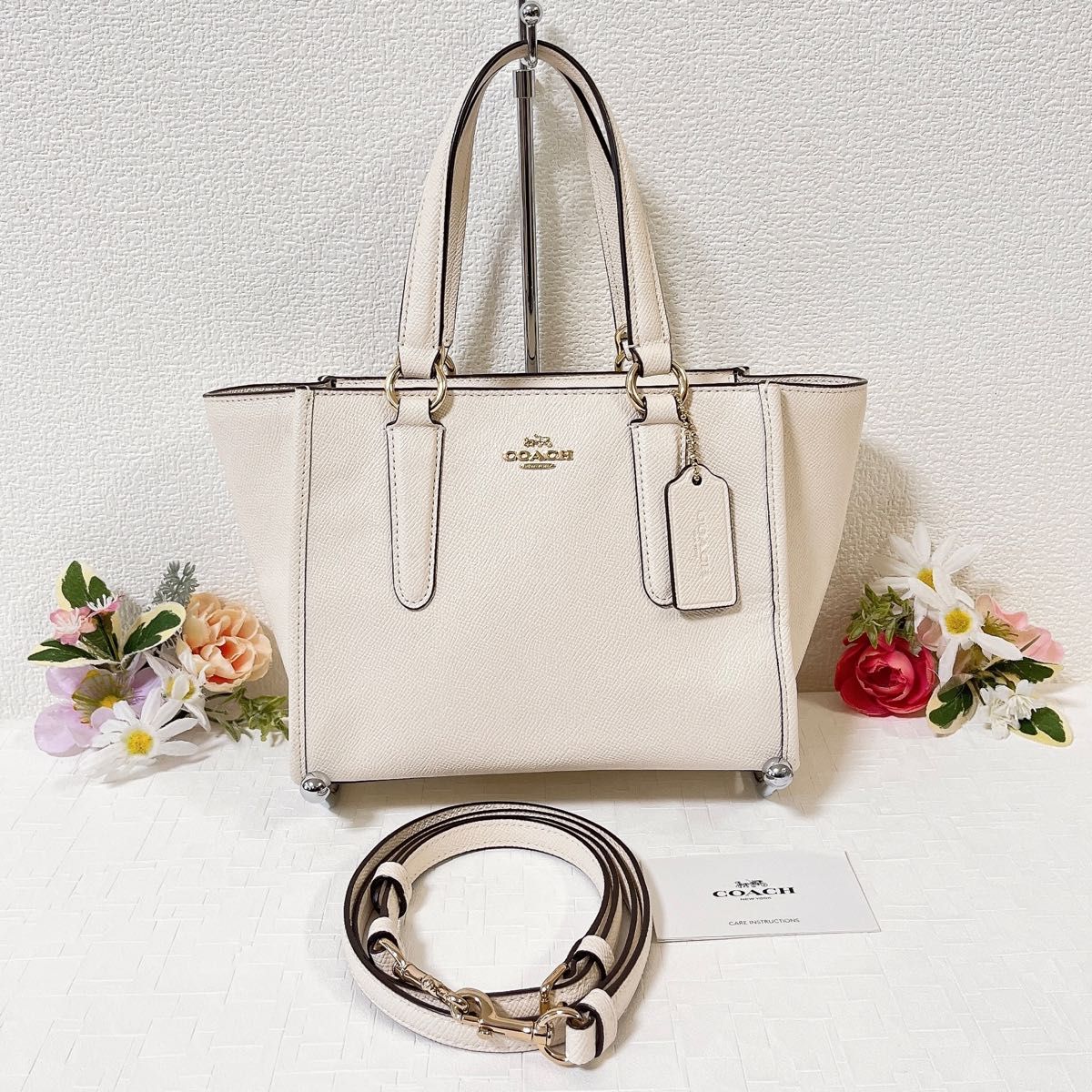 COACH コーチ ショルダーバッグ 2WAY ハンドバッグ 斜め掛け レザー