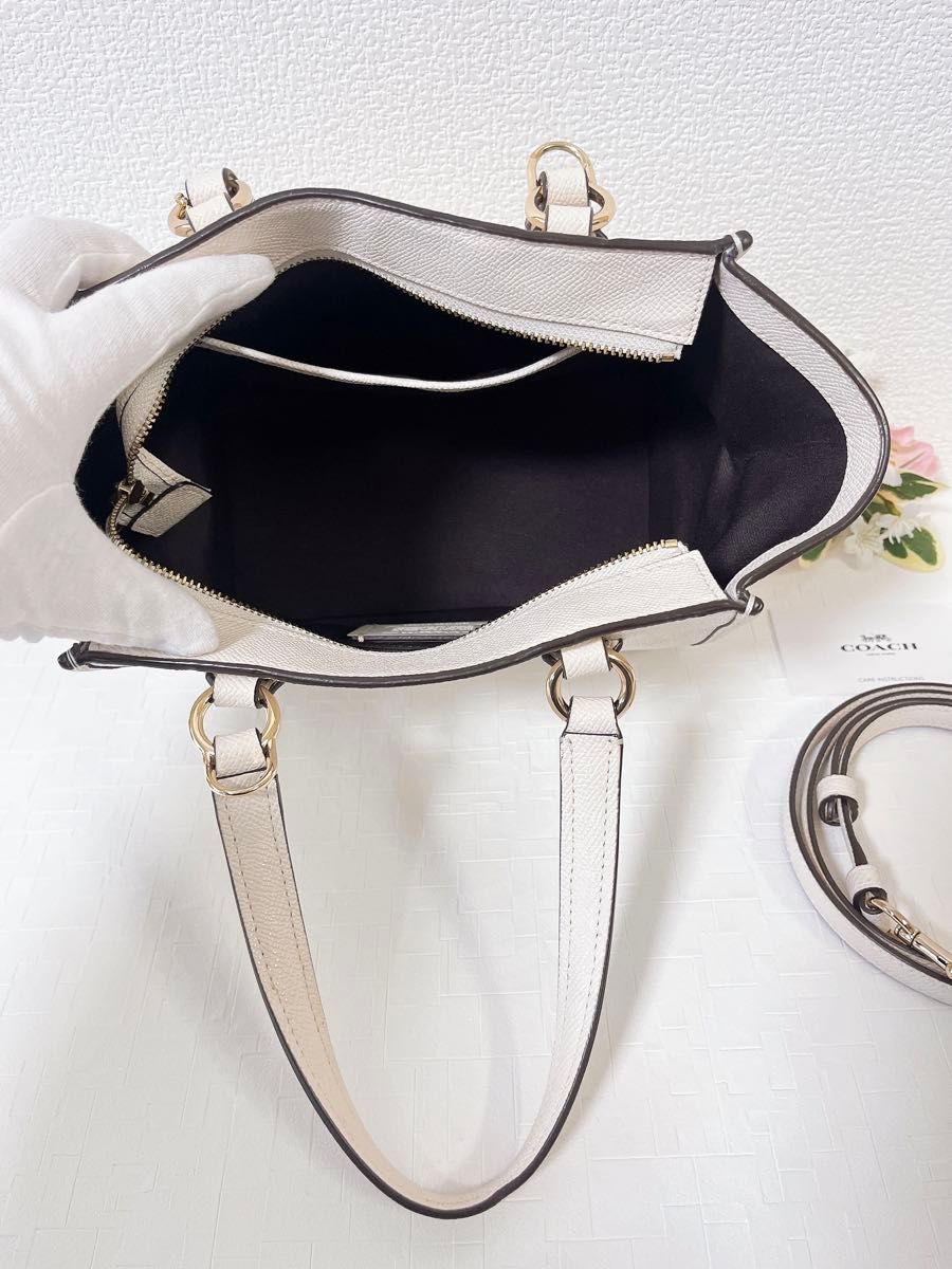 COACH コーチ ショルダーバッグ 2WAY ハンドバッグ 斜め掛け レザー