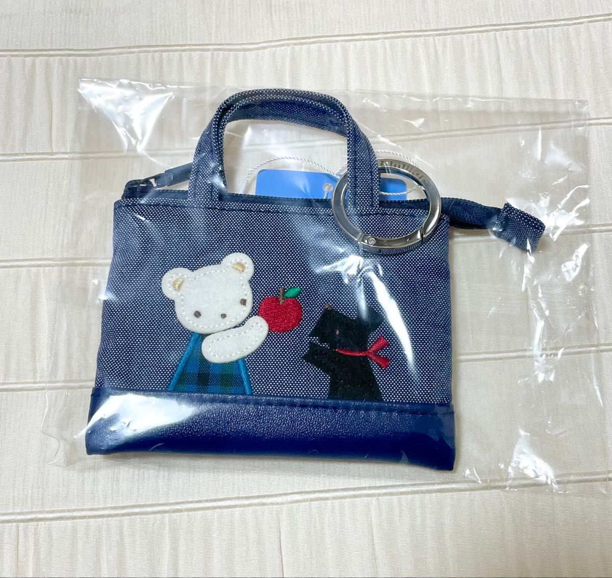 新品 ファミリア ミニデニムバッグ ネイビー｜Yahoo!フリマ（旧PayPay