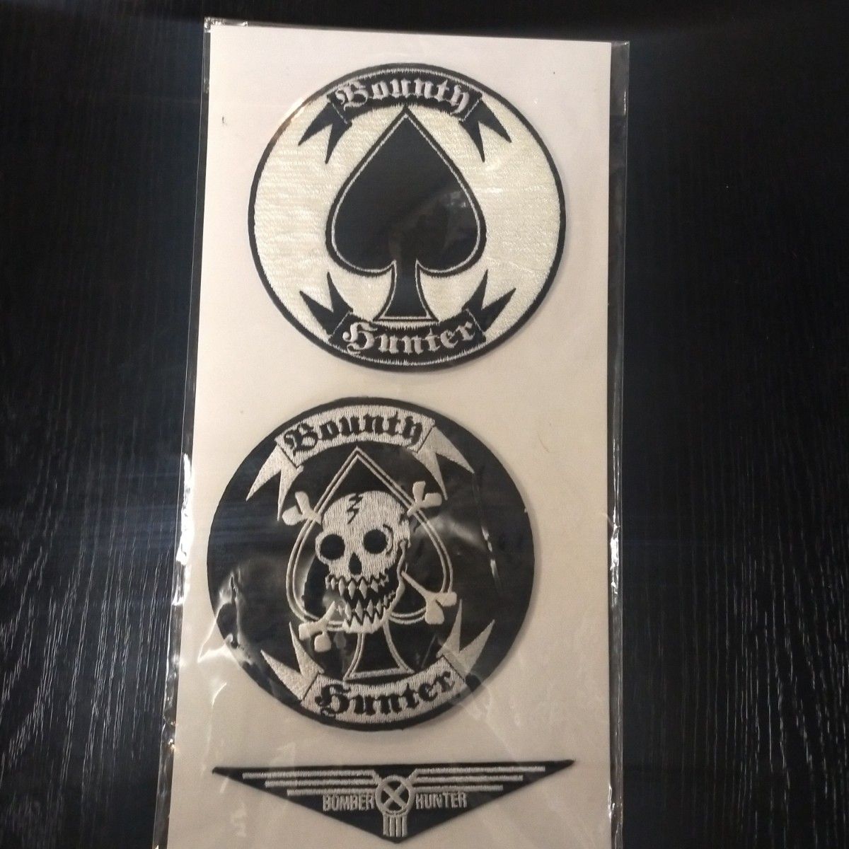 Bounty Hunter 刺繍ワッペン 3点セット バウンティーハンター アイロン