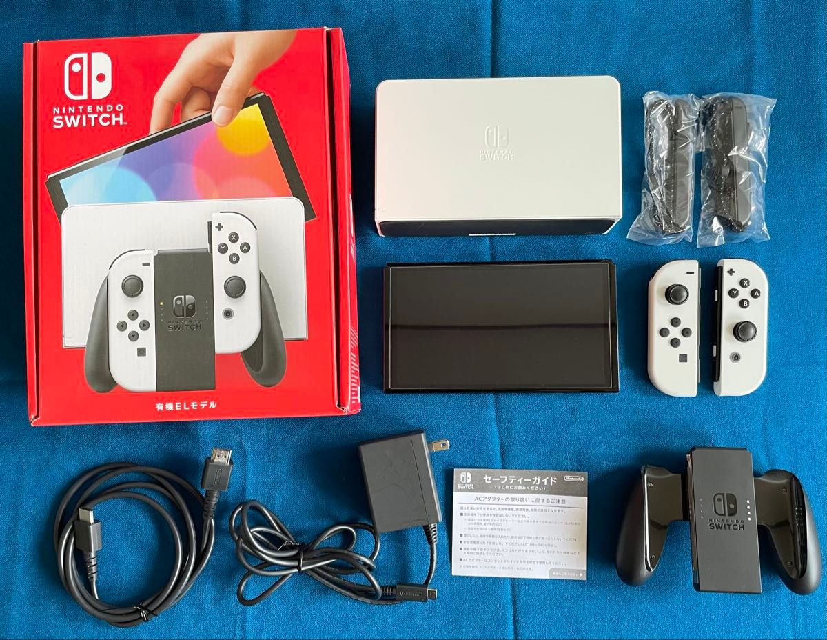 箱あり 動作確認済】Nintendo Switch 任天堂 スイッチ 有機ELモデル