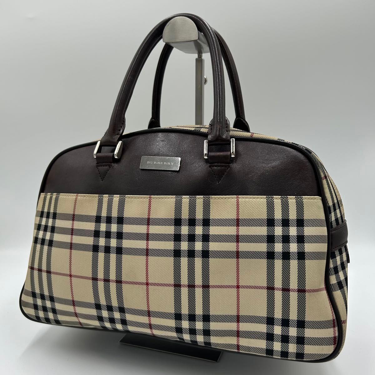 BURBERRY バーバリー ミニボストンバッグ ハンドバッグ ノバチェック