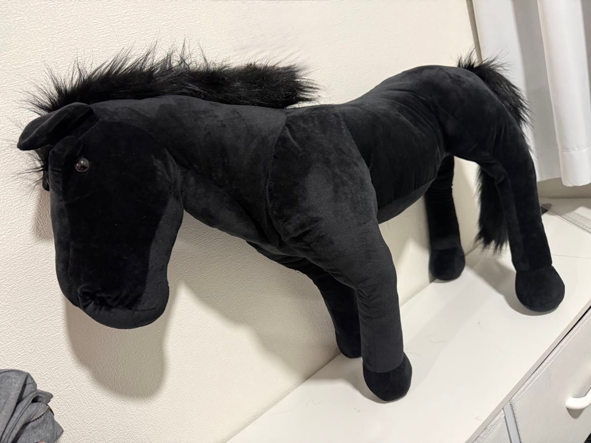 くたっとGIGAサラブレッド 黒い馬 ぬいぐるみ｜Yahoo!フリマ（旧PayPay