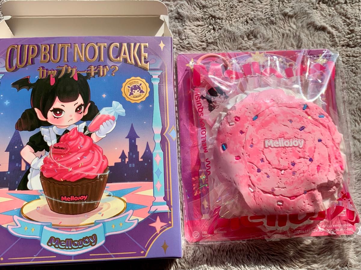 メロジョイ Mellojoy スクイーズ カップケーキか いちごミルクフォーム