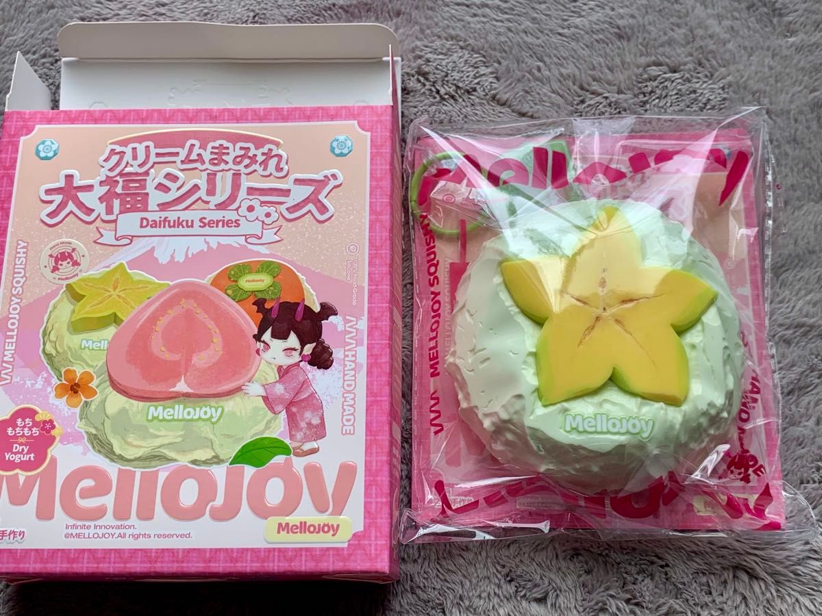 メロジョイ Mellojoy スクイーズ 大福シリーズ スターフルーツ｜Yahoo