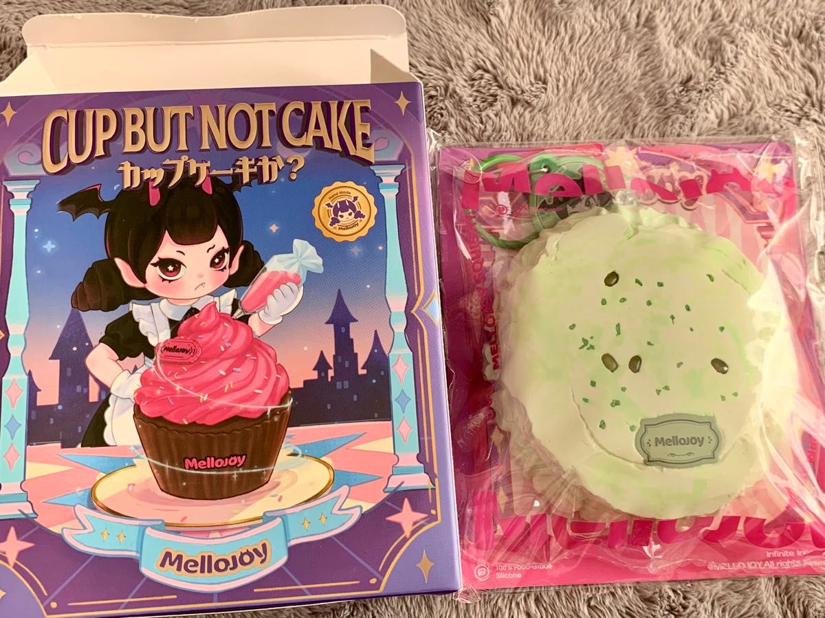 メロジョイ Mellojoy スクイーズ カップケーキか グリーンティー