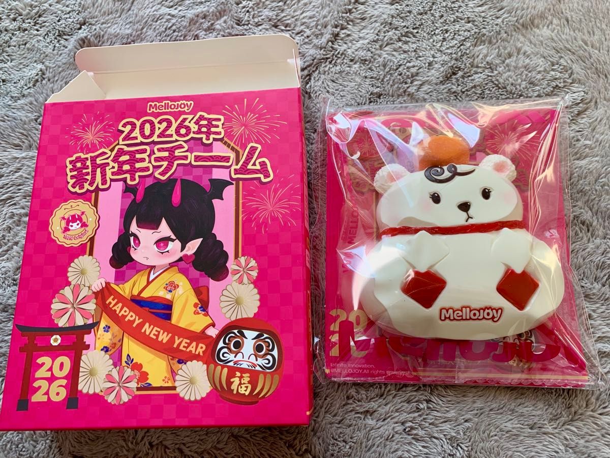 メロジョイ Mellojoy スクイーズ 新年チーム 鏡餅熊｜Yahoo!フリマ（旧
