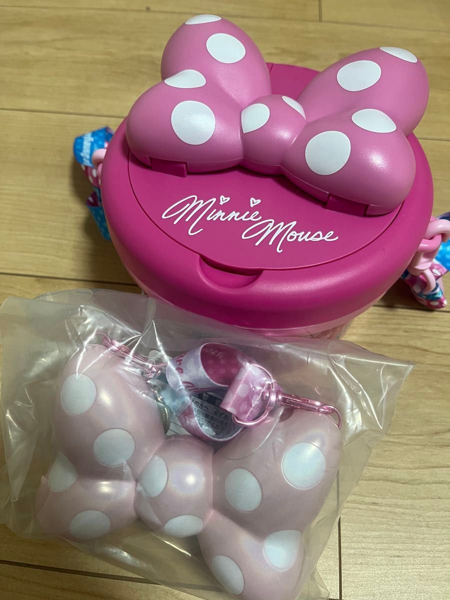 新品・タグ付きミニーマウス ポップコーンバケット ディズニー