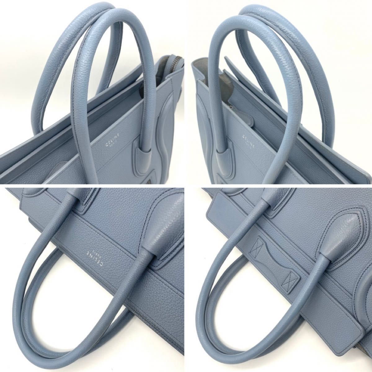 極美品】 CELINE セリーヌ ラゲージ マイクロ ショッパー ハンドバッグ