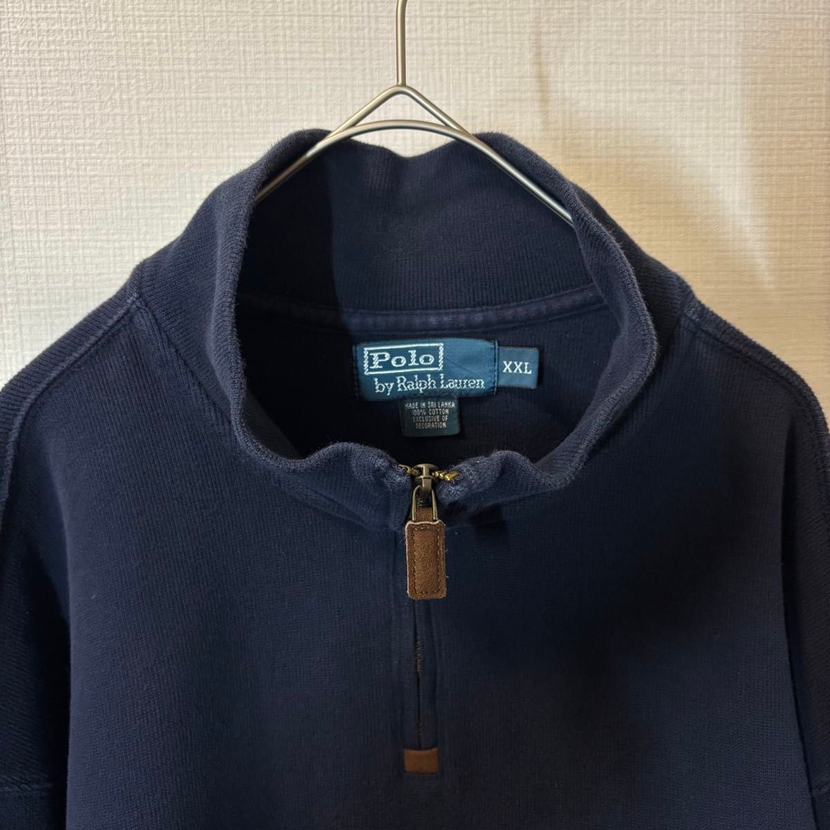 ポロラルフローレン ハーフジップニットセーターロゴ刺繍 Ralph Lauren