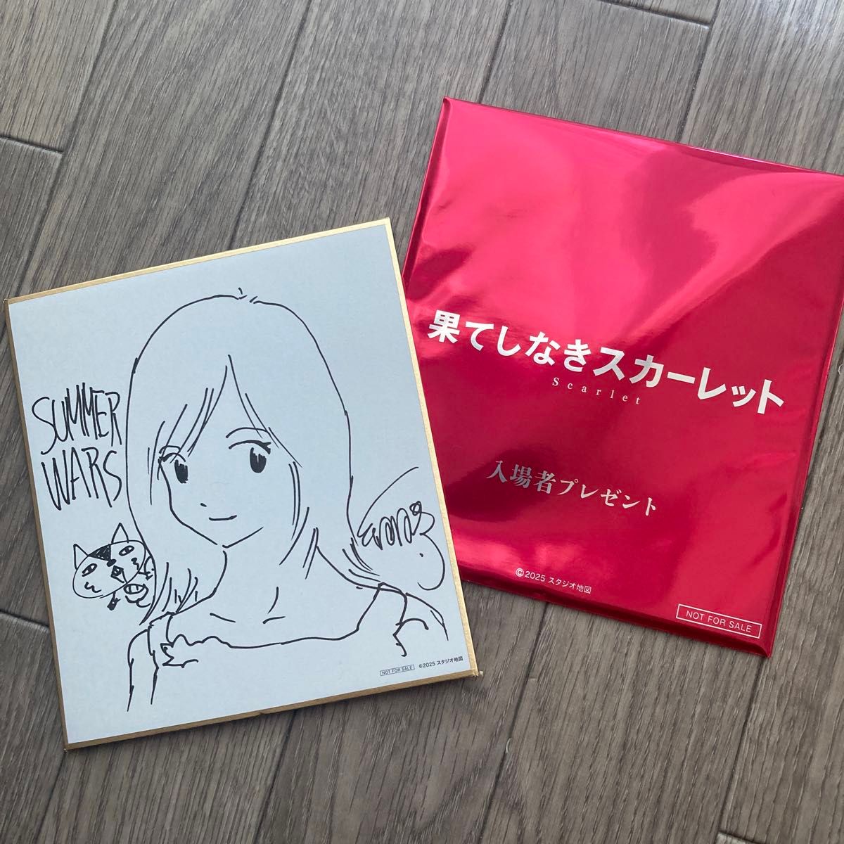 サマーウォーズ 細田守 直筆イラスト入りサイン本 / 検：果てしなき