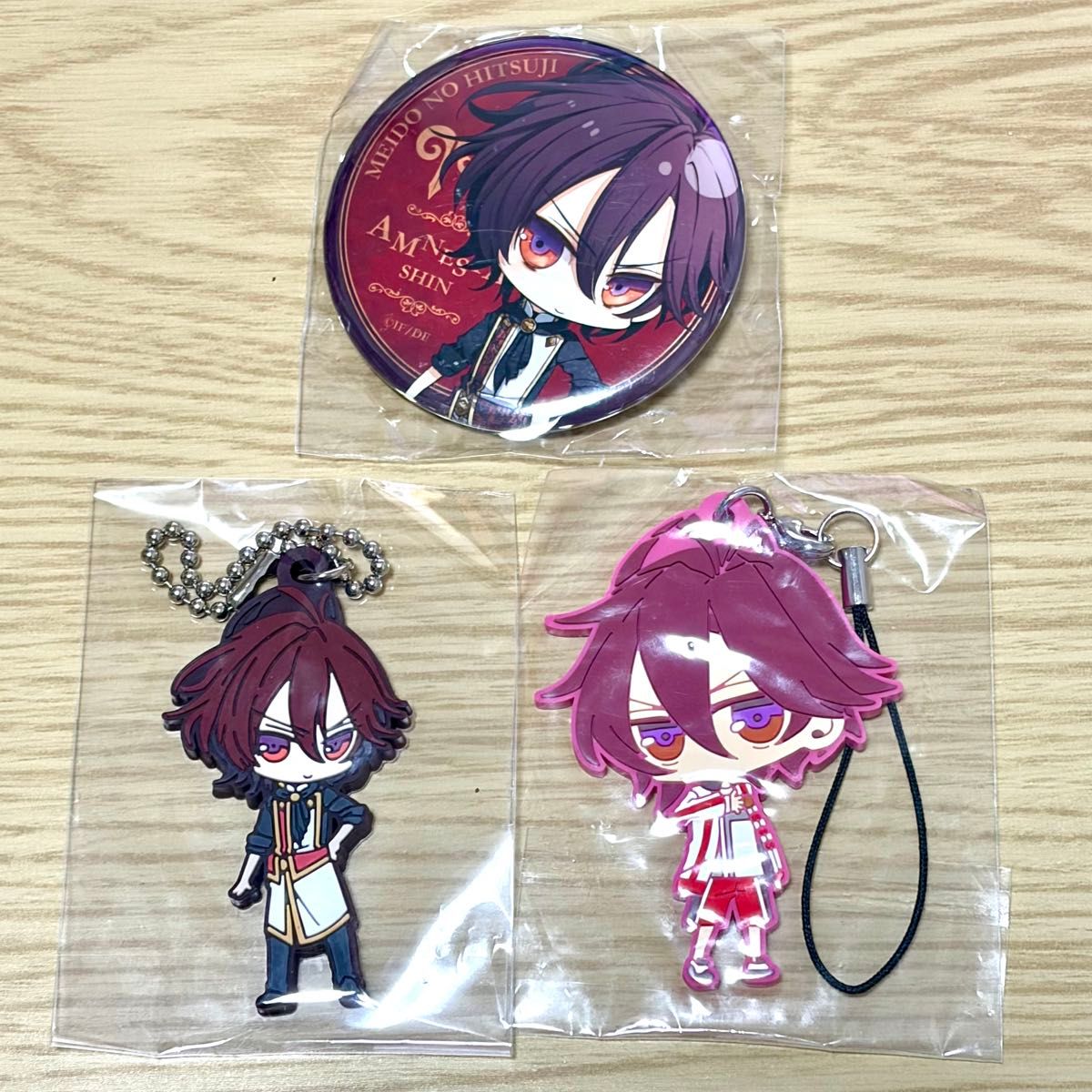 AMNESIA アムネシア シン ホログラム缶バッジ 激レア 3点 AMNESIA